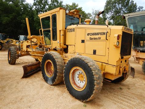 Champion 720a Series Iv Motor Grader Jm Wood Auction Company Inc