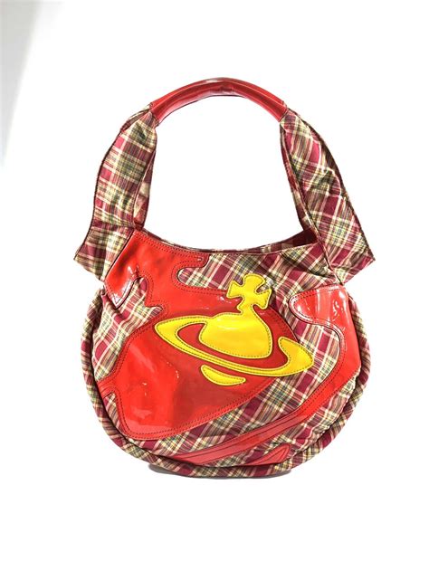 Vivienne Westwood Rare‼️patent Giant Orb Checkered Tote Bag Grailed