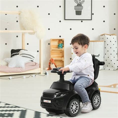 Honey Joy 3 in 1 Ride on Push Car Toddler Stroller Sliding Car with ...