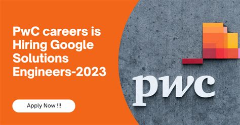 Pwc Careers Is Hiring Google Solutions Engineers Apply Now