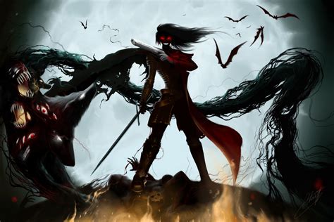 Fondos De Pantalla Ilustraci N Anime Hellsing Alucard Demonio