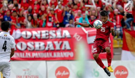 PHOTO Taklukkan Myanmar Timnas U 22 Indonesia Bawa Pulang Perungggu