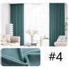 Nordic Chenille Shading Curtain Solid Color Curtain For Living Room One