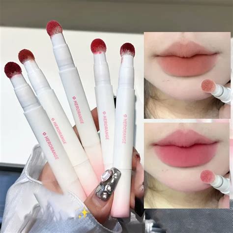 Flauschiger Samt Weiche Lippen Glasur Fl Ssige Lippenstift Creme Nackt