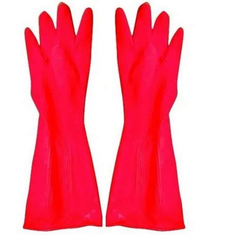 Plain Pvc Hand Gloves Finger Type Full Fingered Inches At Rs