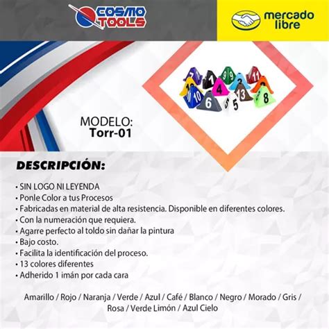 Conos De Identificacion Vehicular Enumerados Del Al En Venta En