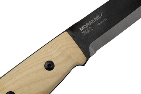 Morakniv Lok 14085 Ash Wood Black Blade Bushcraft Knife