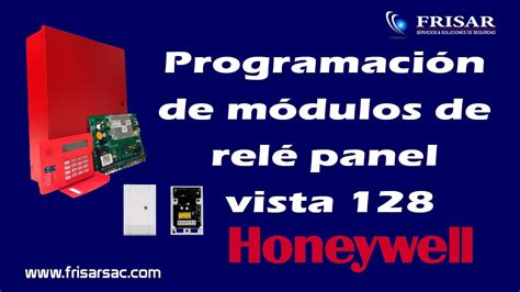 Programación de módulos de relé panel vista 128 Honeywell YouTube