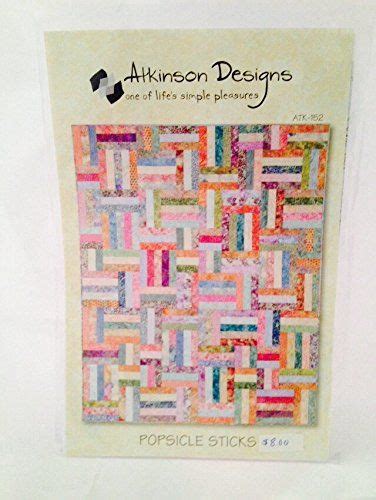 Atkinson Popsicle Sticks Jelly Roll Quilt Pattern Jelly Roll Quilt