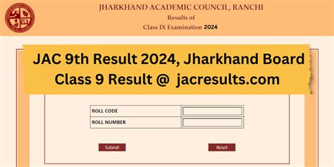 Jac Th Result Out Get Jharkhand Board Class Result Jac