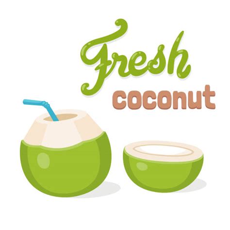 Green Coconut Water Illustrations Royalty Free Vector Graphics And Clip