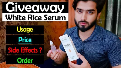 White Rice Serum White Rice Serum Smooth Skin Beauty Facts Youtube