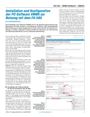 Ausf Llbar Online Installation Und Konfiguration Der Pc Software Vnwa