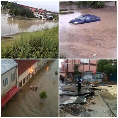 VIDEO Imagini Cu Inundatiile Din Cernavoda Bucuresti Zeci De Strazi