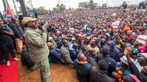 LIVE RAILA ODINGA HIS AZIMIO BRIGADE AT BONDO STADIUM SIAYA COUNTY