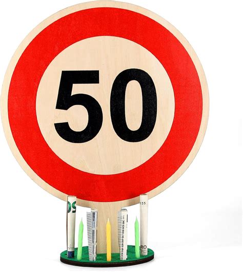 Giftota Panneau De Signalisation Pour 50e Anniversaire Panneau De