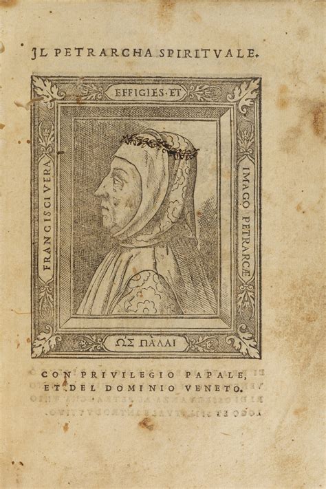 Petrarca Sonetti Canzoni E Triomphi Venice Later Vellum