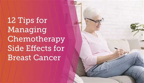 12 Tips For Managing Chemotherapy Side Effects For Breast Cancer Mybcteam