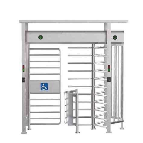 Biometric Full Height Security Turnstiles Wheelchair Accessible Access