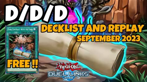 Post Ban Ddd Duel Links September Ranked Duel Replay And