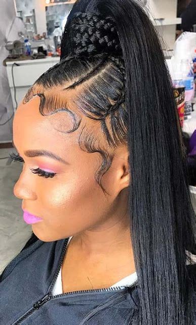 39 Trendy Weave Ponytails Hairstyles For Black Women To Copy High