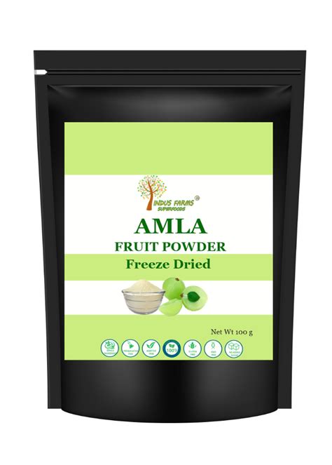 Amla Powder Indian Gooseberry Freeze Dried Natural Herbal Superfood Sk Indusfarms Au