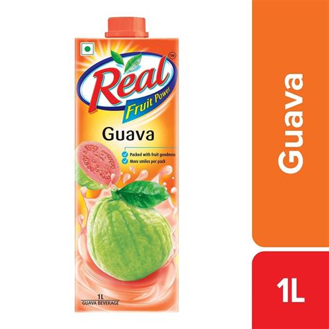 Real Guava Fruit Juice Packaging Size Liter Packaging Type Packet