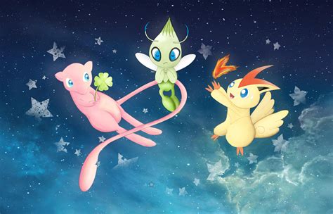 Mew Celebi Victini By Tatu2612 On Deviantart