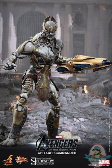 Marvel 1 6 Movie Masterpiece Chitauri Commander Figure Hot Toys Man