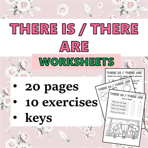 There Is There Are Worksheets Esl Efl English Printable Grammar