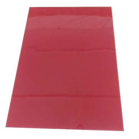 Glossy 3mm Red Acrylic Sheet Size 4x1 Ft At Rs 95 Sq Ft In Saharanpur