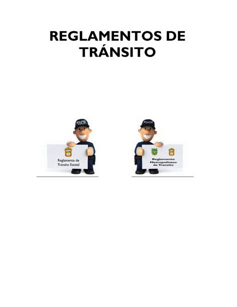 Pdf Reglamentos De Tr Nsito Regionmx Reglamento De Transito