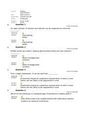 BUS 335 Week 8 Quiz 5 Docx Course Test Submitted Status Attempt Score