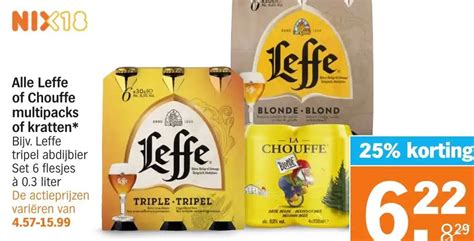 Alle Leffe Of Chouffe Multipacks Of Kratten Aanbieding Bij Albert Heijn