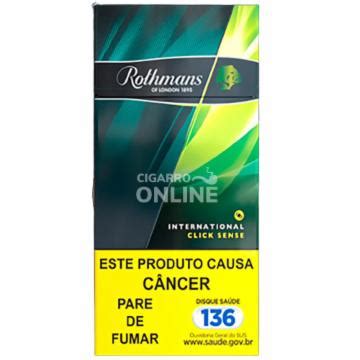 Cigarro Rothmans International Click Sense Box Pacote Carteiras