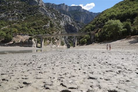 Dans Le Verdon Le Tourisme Subit Les Cons Quences De La S Cheresse