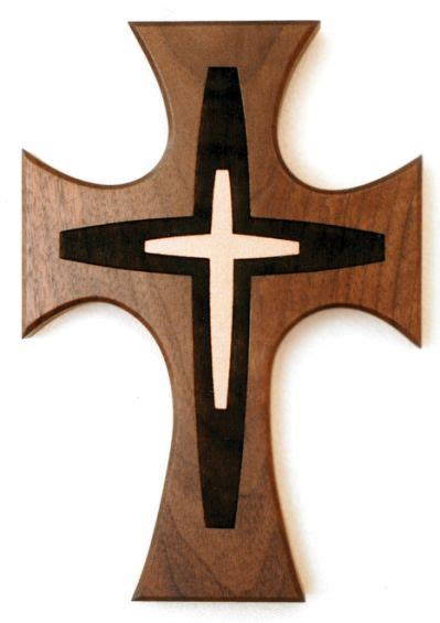 Unfinished Wood Layered Cross Stacked Cruces De Madera Creaciones De