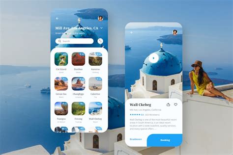 Travel Mobile App Ui N Ux And Ui Kits Ft Ui And Mobile Envato Elements