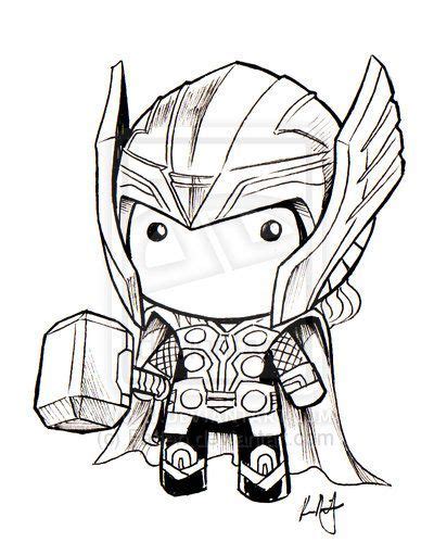 Caricatura Thor Dibujo Facil Dibujos Infantiles Para Colorear De Porn