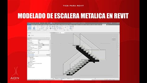 Modelado De Una Escalera Metalica En Revit Youtube