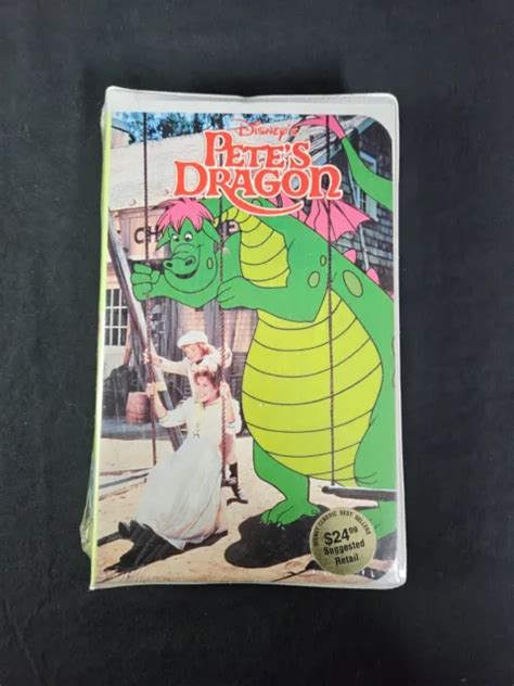 PETE S DRAGON VHS 1977 Vintage Walt Disney Home Video Clamshell Tape