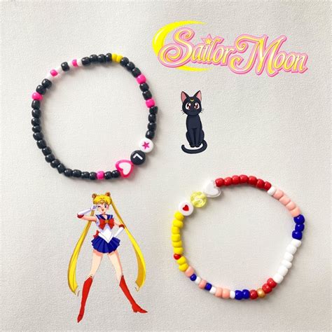 Jual Baca Rules Gelang Manik Sailor Moon Inspired Bisa Custom Inisial