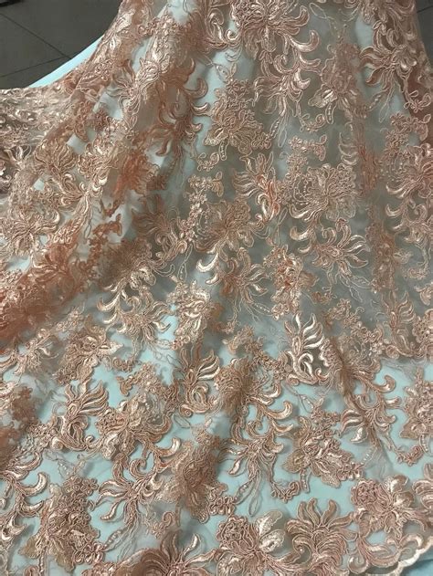 Wholesale Sat 6644 African Net Lace Fabric 5yards Lot French