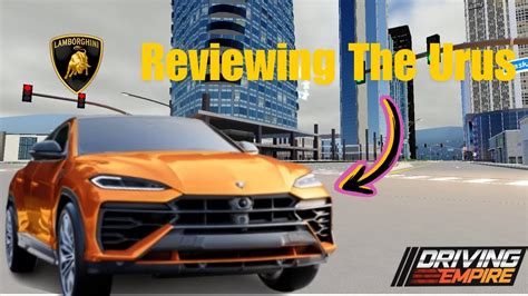 Lamborghini Urus Review On Driving Empire Roblox Viral