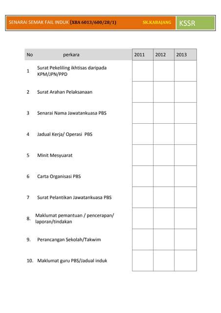 Semakan Fail Induk Pdf