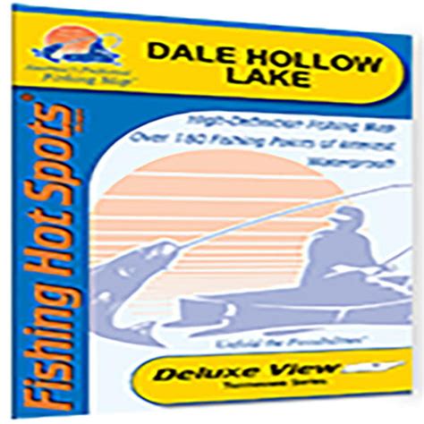 Dale Hollow Lake Fishing Map by Fishing Hot Spots | Maps.com.com