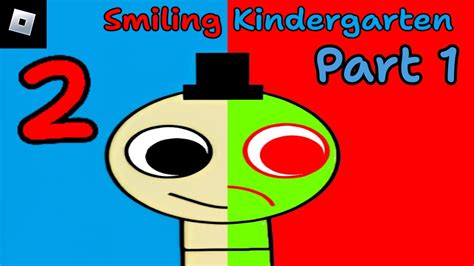 Smiling Kindergarten Chapter 2 Part 1 Roblox Mascot Horror Gameplay