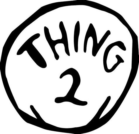 Thing 1 Thing 2 Printable Labels