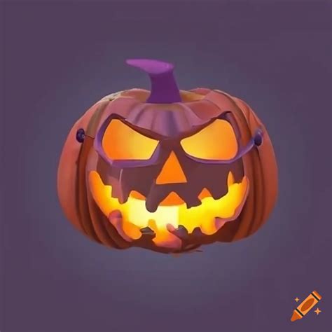 Funny Jack O Lantern With Aviator Glasses