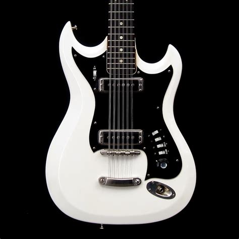 Hagstrom 12 String Electric Guitar, White, Hardshell Case | Reverb